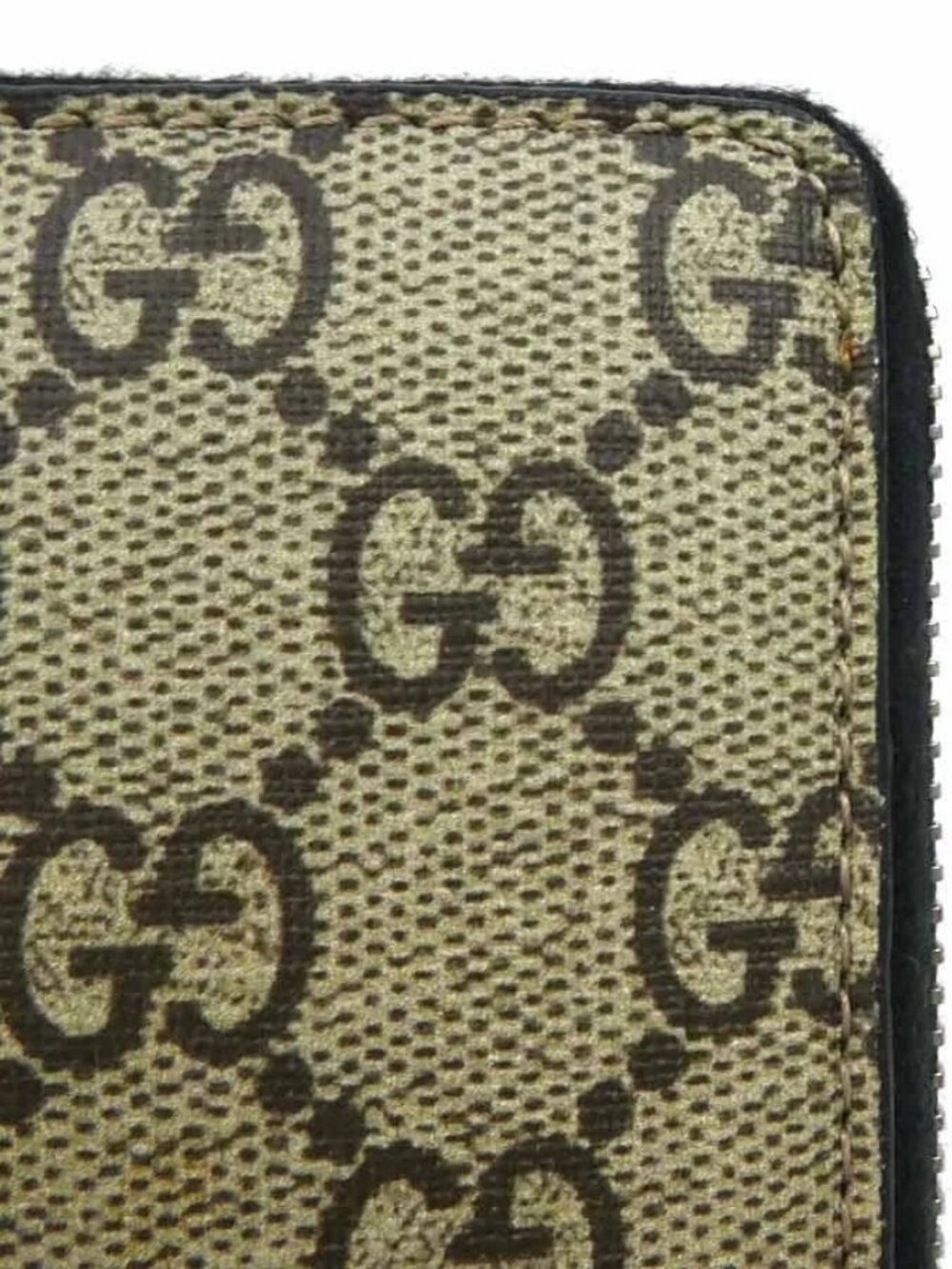 GUCCI GG Supreme Zip Around Long Wallet Brown/Multicolor PVC - Picture 12 of 12
